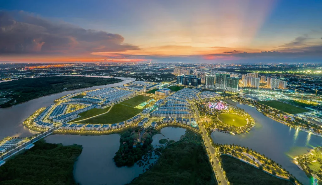 Tầm nhìn bao quát đại đô thị thông minh Vinhomes Grand Park.