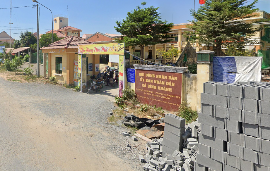 thủ tục hành chính tại UBND xã Bình Khánh