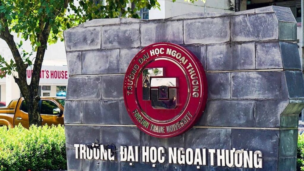 Trường Đại học Ngoại thương TP.HCM tại đường D5, phường Thạnh Mỹ Tây