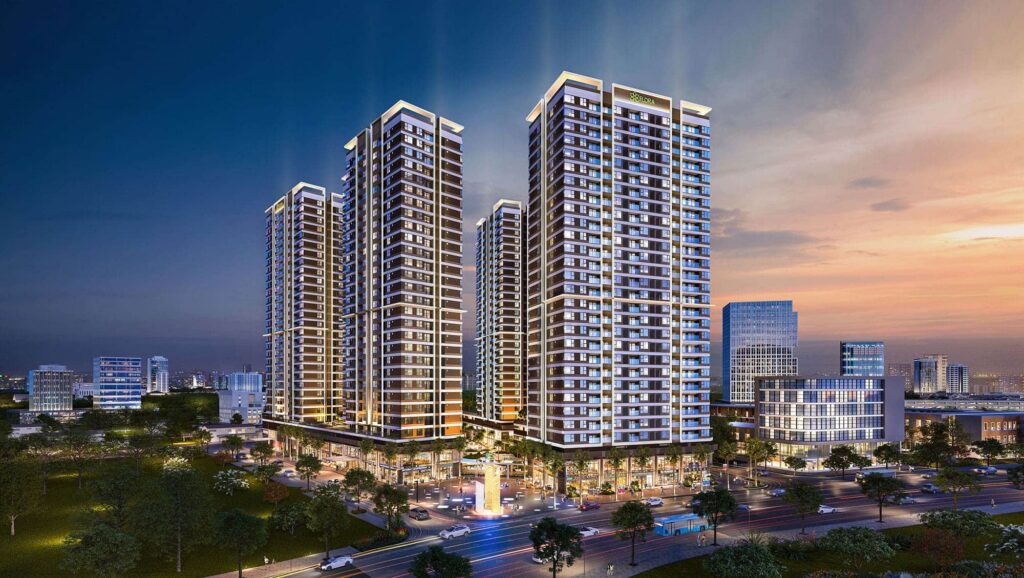 Trục đại lộ thương mại sầm uất trung tâm dự án review Akari City Bình Tân