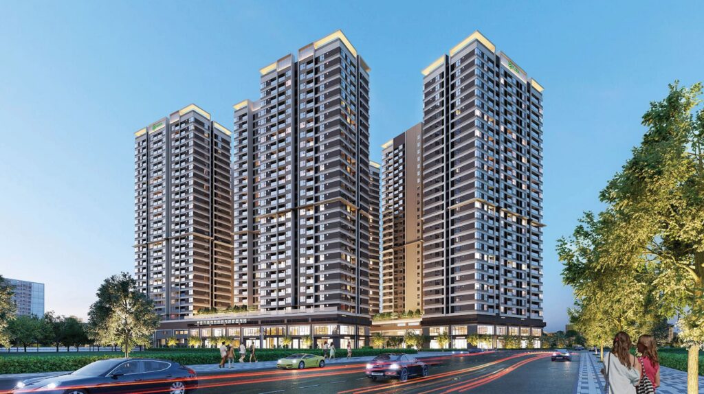 Quy mô toàn cảnh khu đô thị hiện đại thuộc review Akari City Bình Tâ