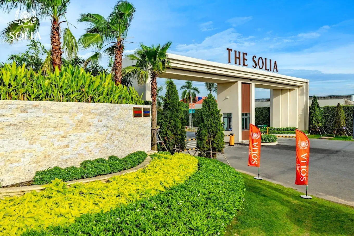 Thực tế hạ tầng khu dân cư The Solia Long An