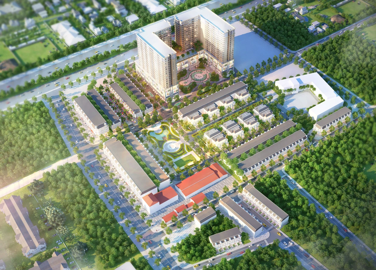 Phối cảnh hạ tầng đồng bộ tại KDC Thới An City Quận 12