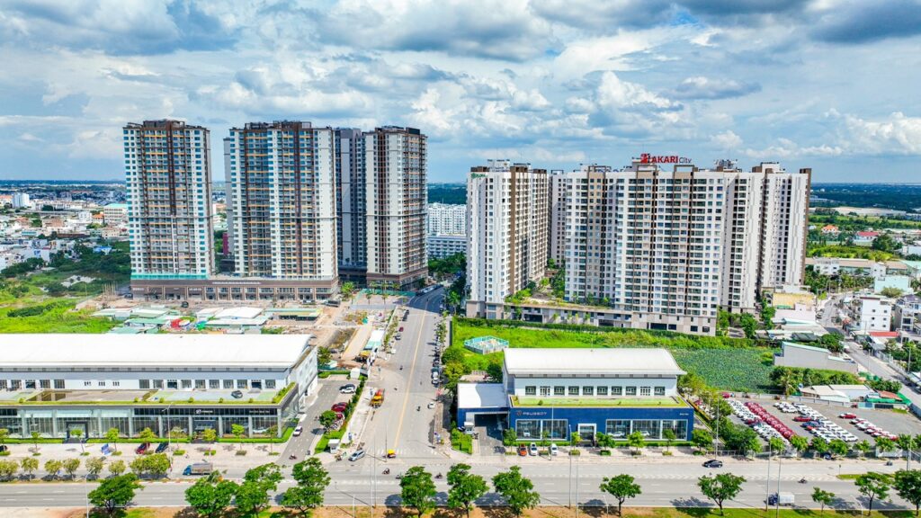 Không gian nội thất căn hộ mẫu sang trọng thuộc review Akari City Bình Tân