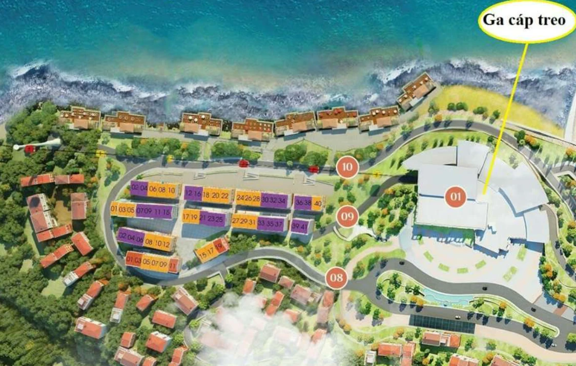 Sơ đồ quy hoạch tổng thể Sunset Town - Địa Trung Hải Phú Quốc