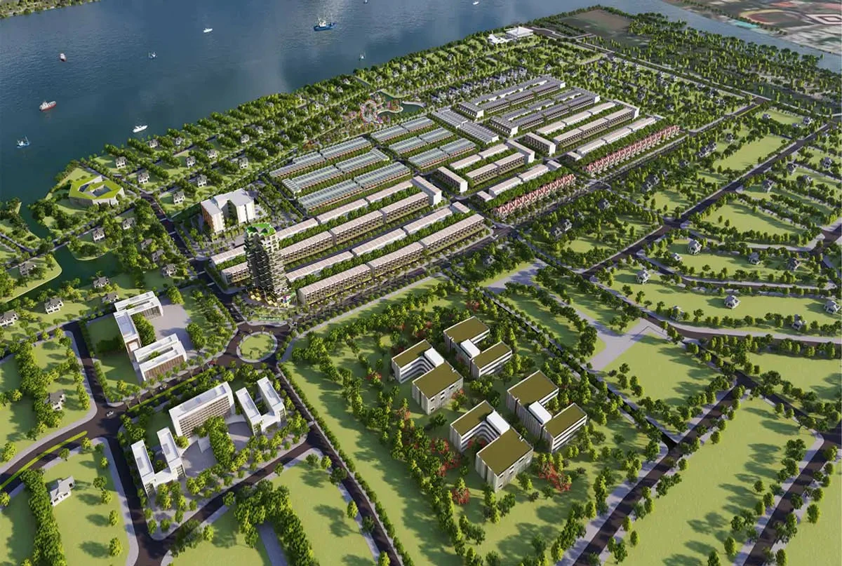 Toàn cảnh dự án Khu đô thị Goldland Cồn Khương Cần Thơ