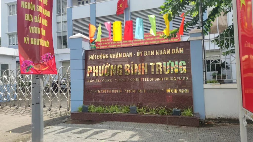UBND phường Bình Trưng ở đâu? Cập nhật sau sáp nhập 2025 UBND phường Bình Trưng TPHCM