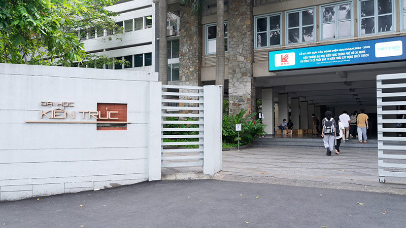 Sinh viên trường Đại học Kiến trúc TP.HCM