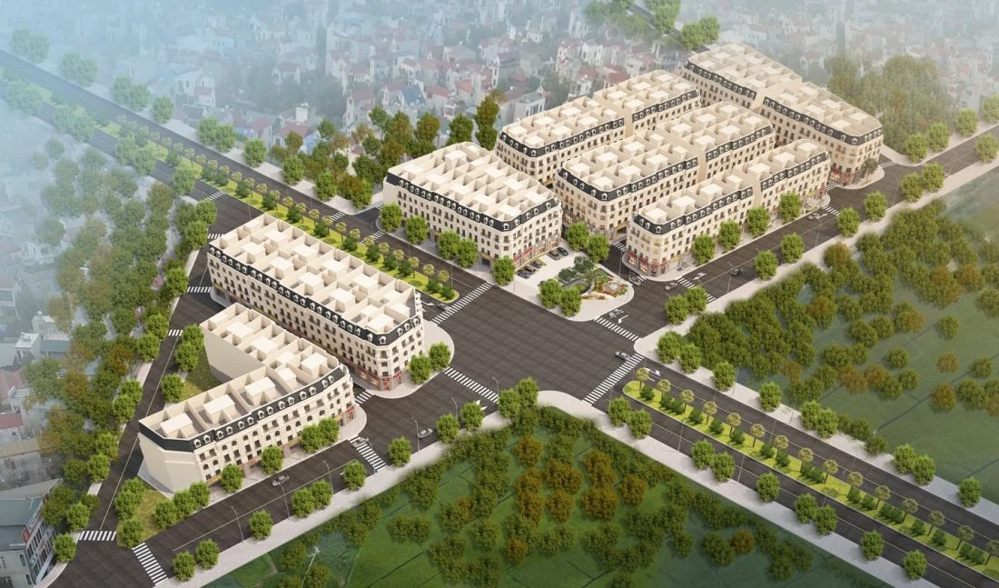 Phối cảnh tổng thể dự án Sơn Đồng Center Hoài Đức