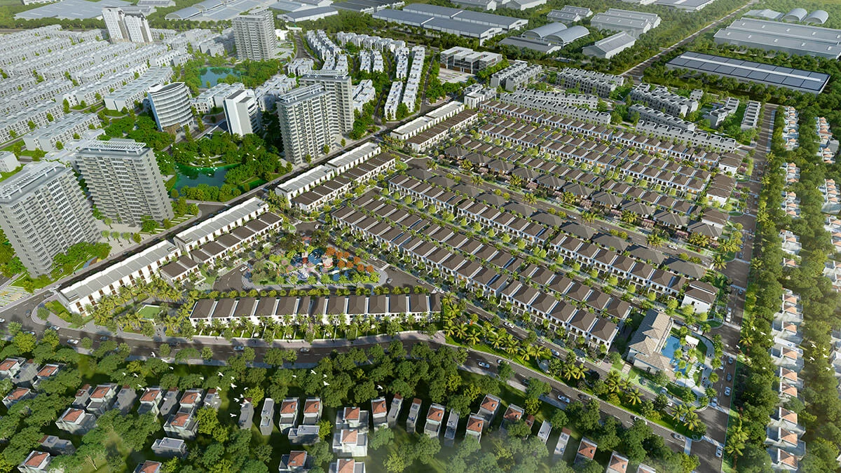 Phối cảnh tổng thể dự án Phúc An Ashita Bình Dương - Trần Anh Group