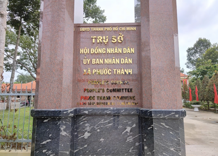 Trụ sở UBND xã Phước Thành TP HCM