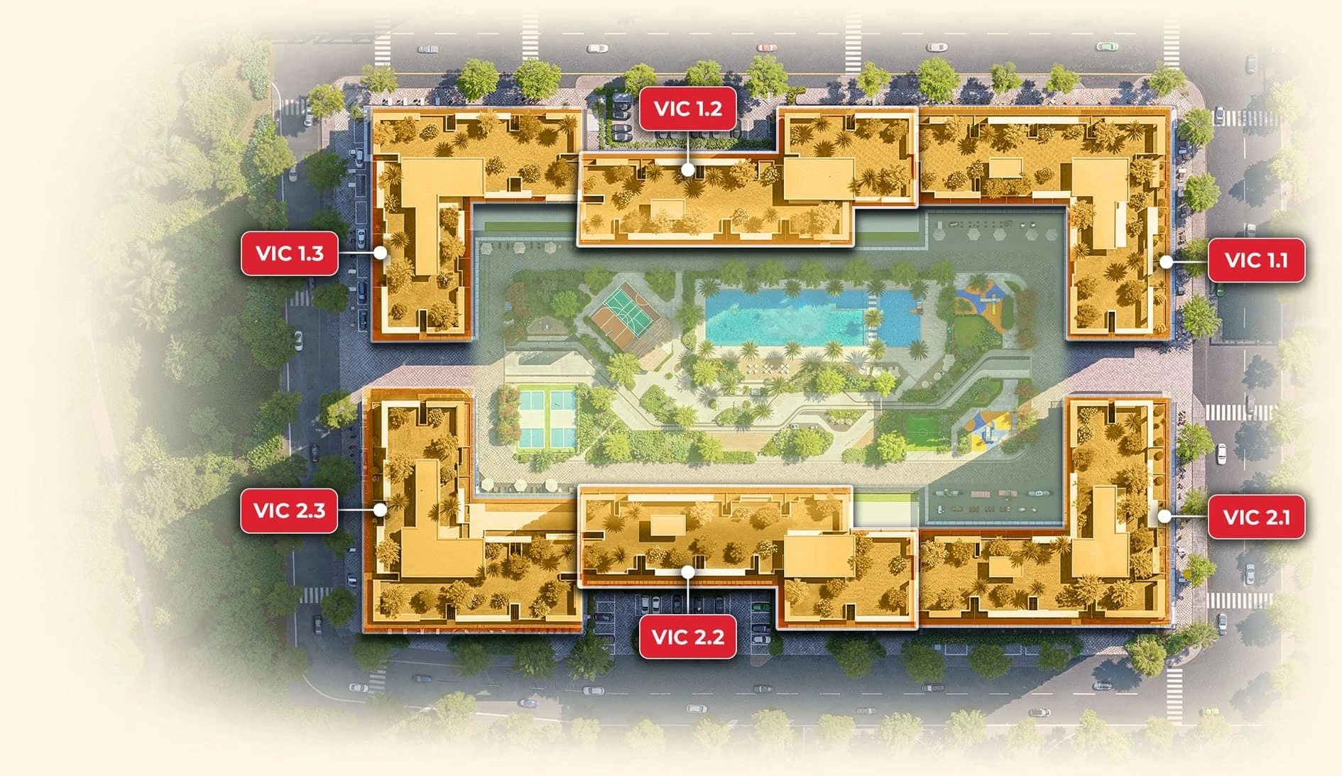 Tiện ích hiện đại tại dự án The Win City Long An