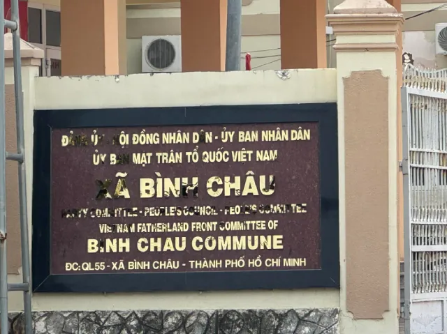 Xã Bình Châu sau khi sáp nhập và mở rộng không gian hành chính