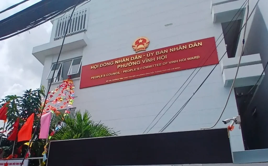 UBND phường Vĩnh Hội TPHCM