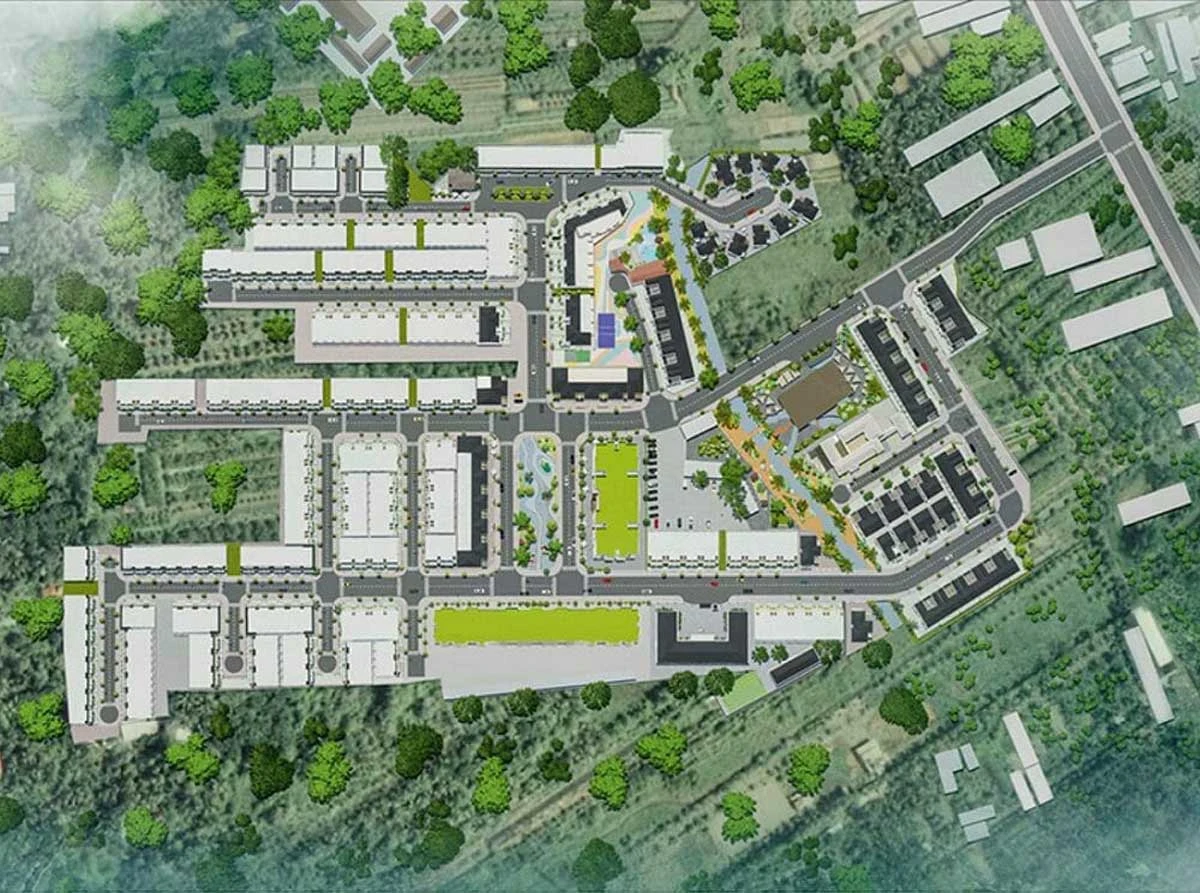 Sơ đồ mặt bằng quy hoạch dự án An Phú Eco City Cần Thơ