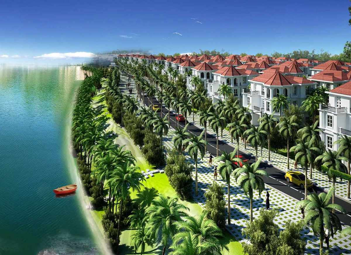 Phối cảnh tổng thể Khu đô thị Hòa Quý ven sông Đà Nẵng