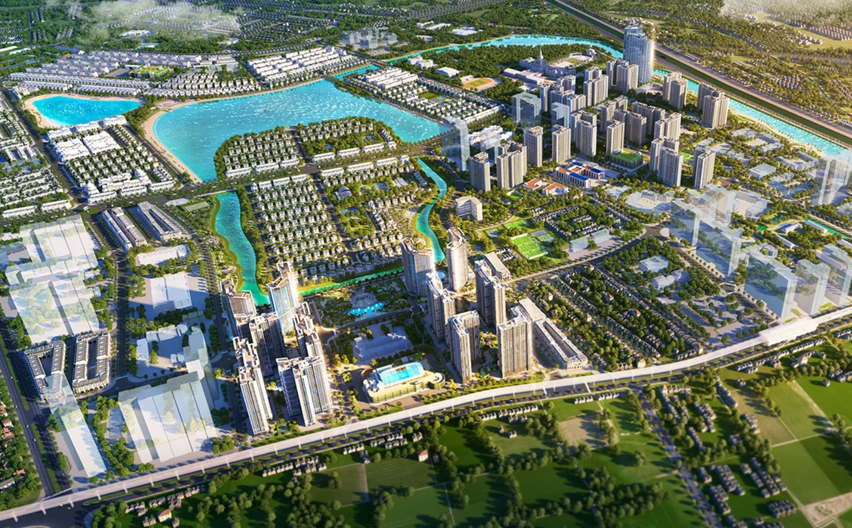 Phối cảnh tổng thể phân khu căn hộ The Pavilion - Vinhomes Ocean Park