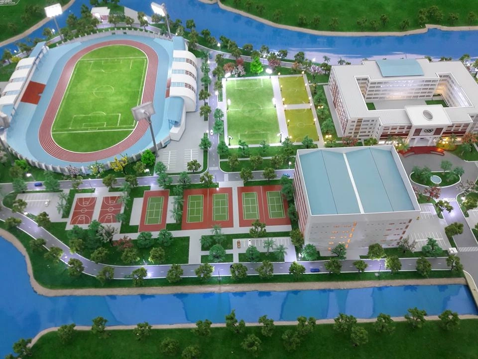 Sinh viên trường Đại học Sư phạm Thể dục thể thao TPHCM tập luyện thi đấu