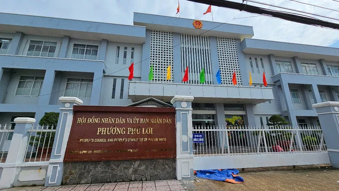 Trụ sở UBND phường Phú Lợi tại 438 đường Phú Lợi