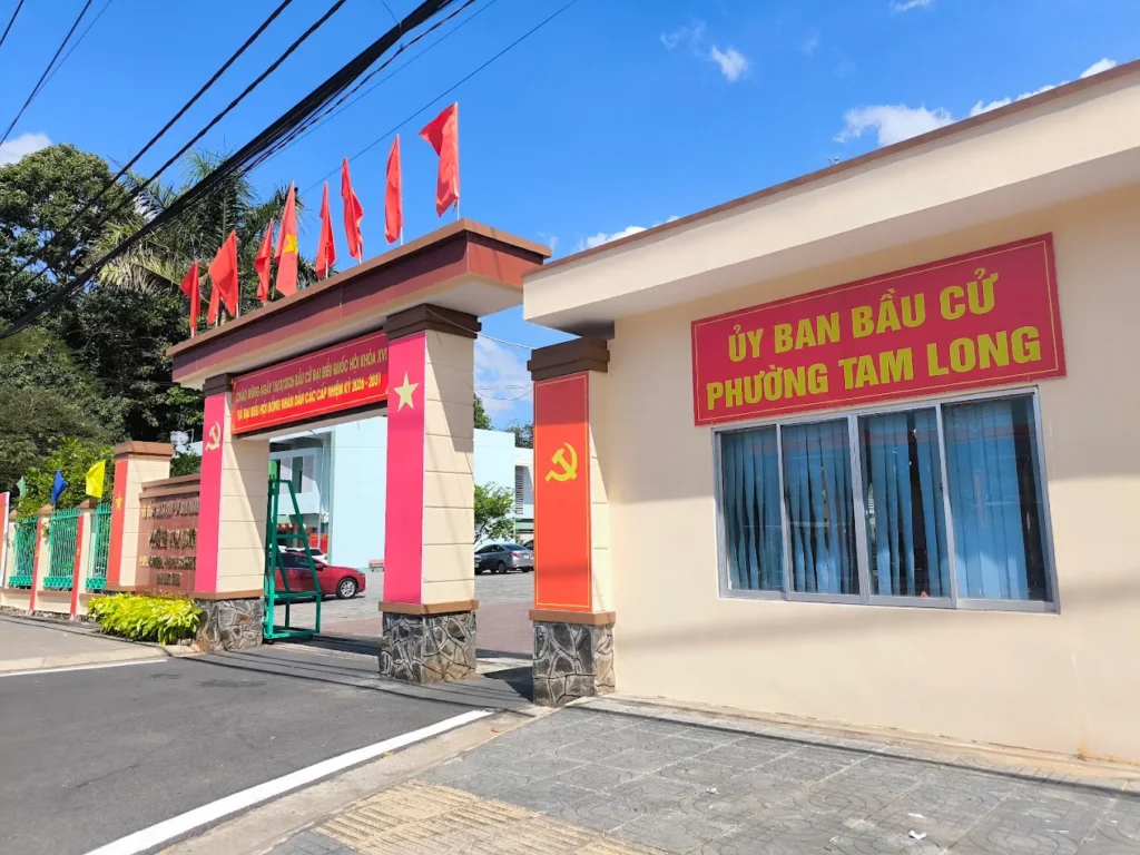 UBND phường Tam Long nằm ở đâu? Cập nhật địa chỉ 2025 Trụ sở UBND phường Tam Long đi vào vận hành cơ cấu tổ chức mới