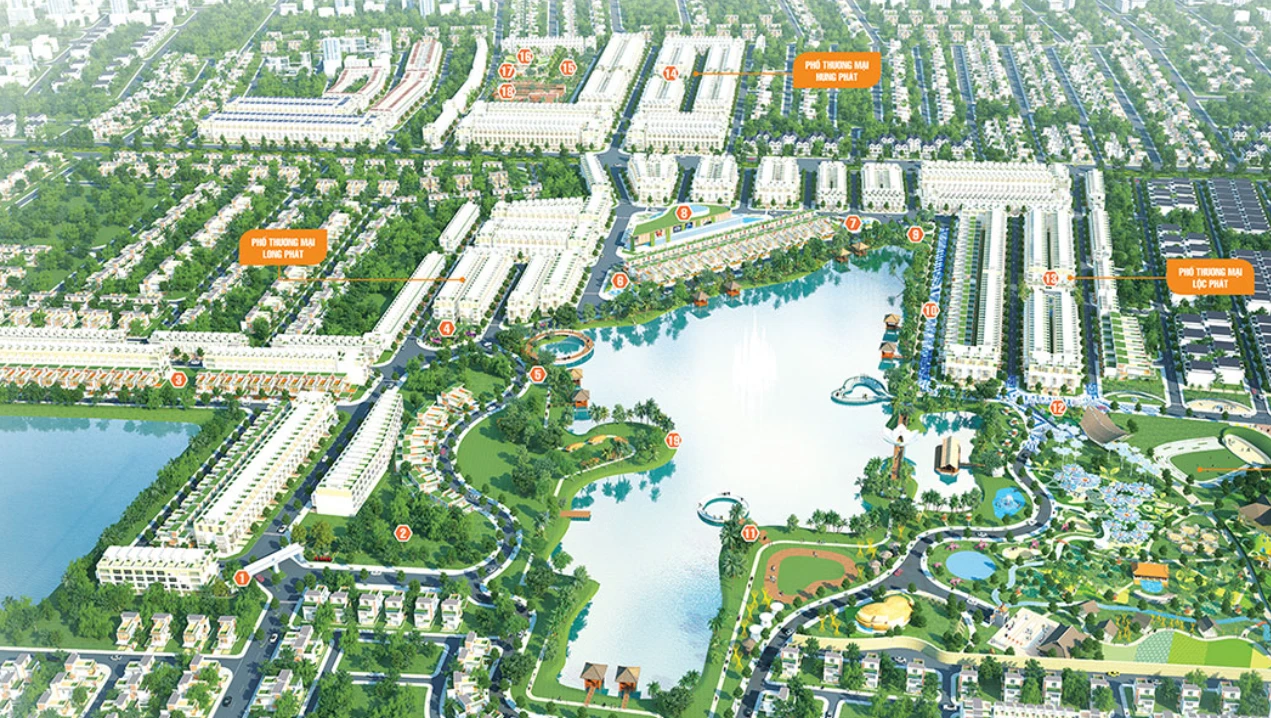 Phối cảnh tổng thể đô thị sinh thái Cát Tường Phú Sinh Eco City