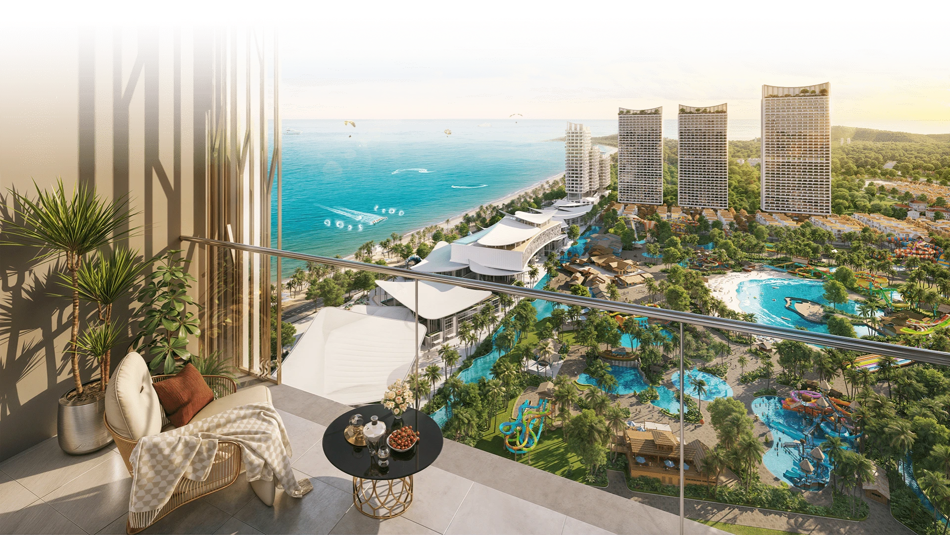Thiết kế kiến trúc biệt thự ven biển Blanca City sang trọng