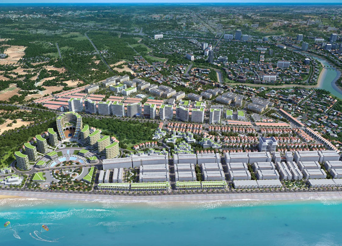 Kiến trúc nhà phố nghỉ dưỡng tại Hamubay Phan Thiết