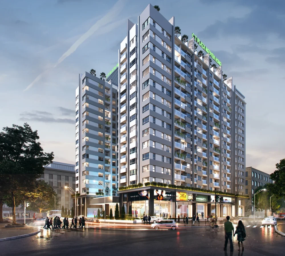 Phối cảnh dự án C.T Plaza Nguyên Hồng Gò Vấp