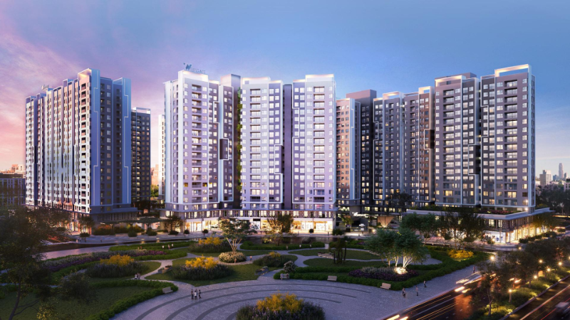 Quy mô và không gian xanh ấn tượng tại Westgate An Gia.