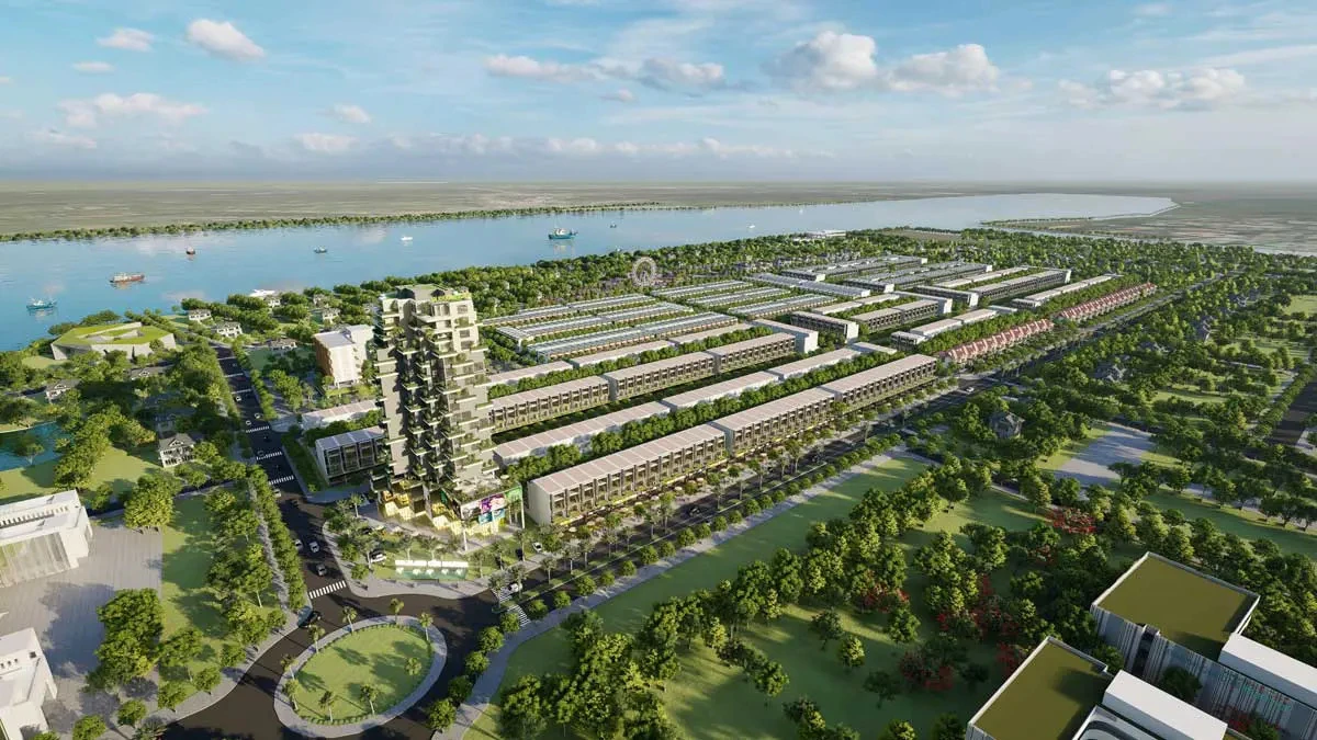 Thiết kế biệt thự ven sông tại Goldland Cồn Khương Cần Thơ