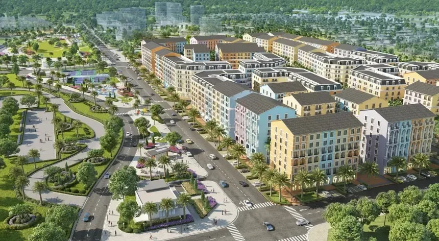Phối cảnh dự án khu đô thị Dragon Dream City Thống Nhất