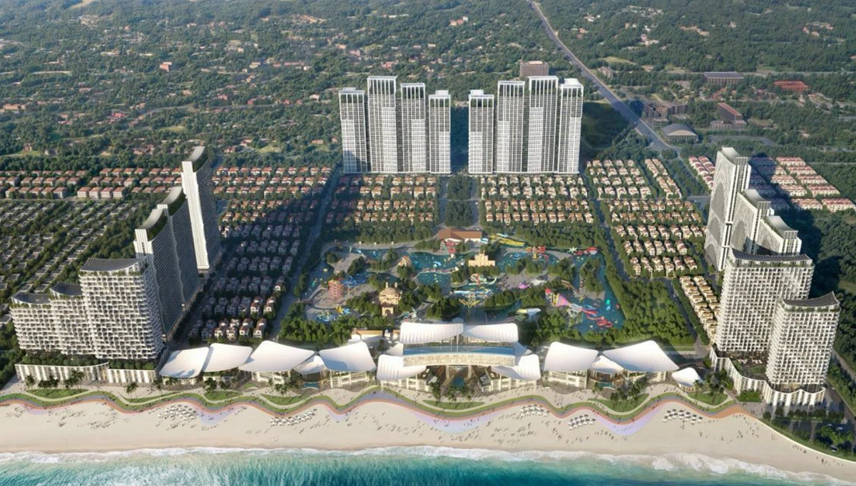 Phối cảnh tổng thể siêu dự án đô thị biển Blanca City Vũng Tàu