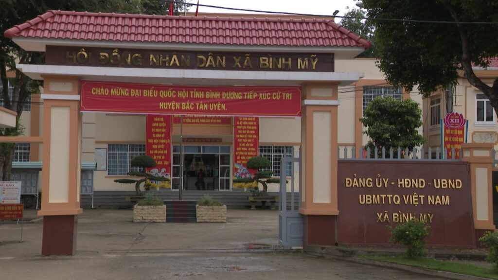 thủ tục hành chính tại UBND xã Bình Mỹ