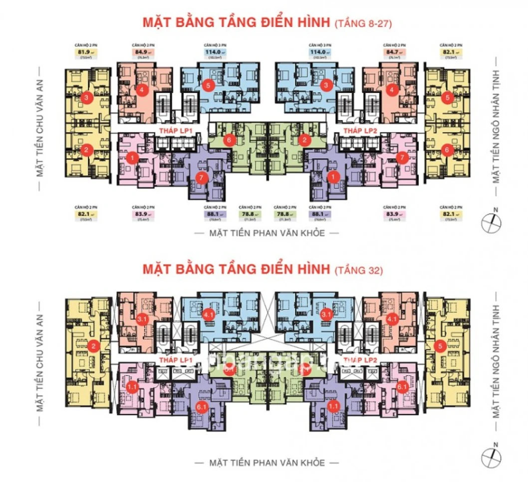 Sơ đồ mặt bằng dự án Lucky Palace Quận 6