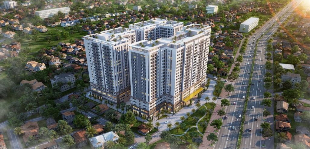 Vị trí chung cư Him Lam Phú Đông và Lavita Charm