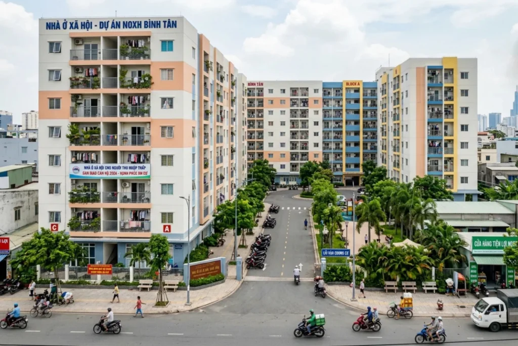 Quỹ nhà ở xã hội tại Việt Nam được xây dựng từ nguồn lực quốc gia nhằm ưu tiên tối đa cho công dân bản địa