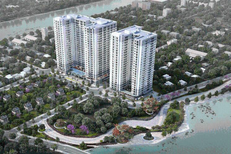 Toàn cảnh dự án căn hộ review M-One Nam Sài Gòn Quận 7 nhìn từ trên cao