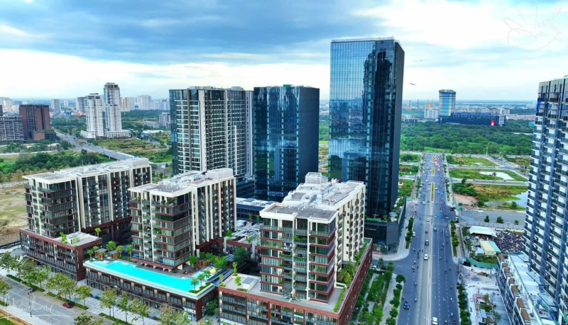 Toàn cảnh dự án The Metropole Thủ Thiêm - chung cư cao cấp trung tâm hcm nên mua nhìn từ flycam
