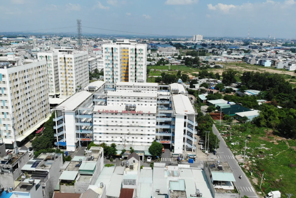 Mô hình nhà ở xã hội quy mô lớn của Becamex tại Bình Dương mang lại rổ hàng giá rẻ cho người lao động