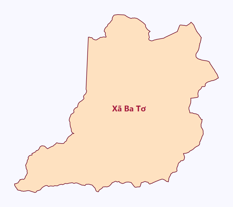 Bản đồ xã Ba Tơ - Nhấn để xem ảnh lớn