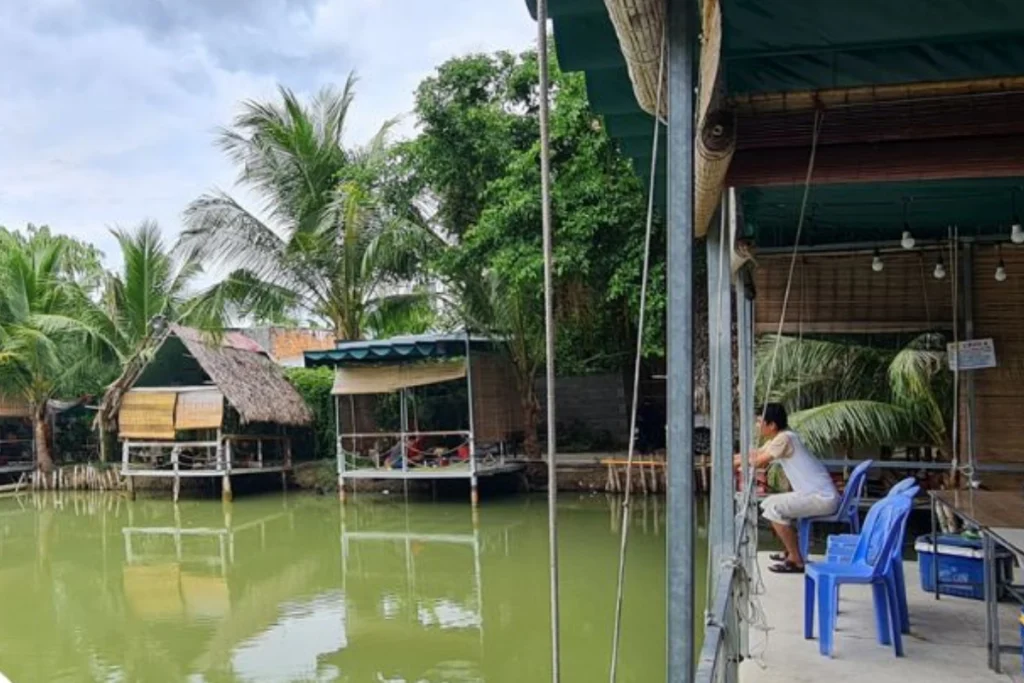 Câu cá thư giãn tại không gian sinh thái xanh mát