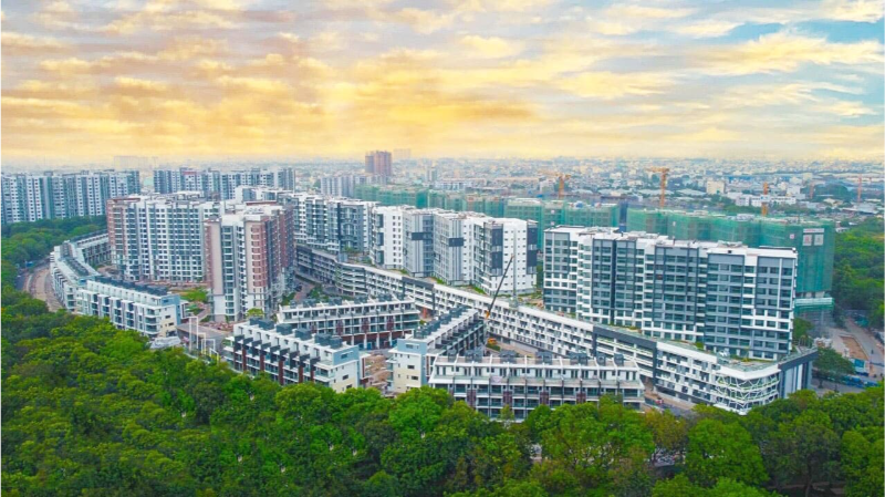 Chọn chung cư HCM gần trường học bệnh viện cho gia đình có con nhỏ Khu phức hợp căn hộ Diamond Alnata thuộc Celadon City - chung cư HCM gần trường học bệnh viện sở hữu mảng xanh lớn