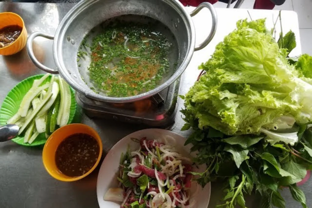 Ẩm thực trứ danh của Bò tơ Xuân Đào Củ Chi