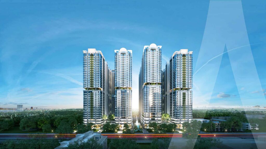 Tiện ích ngoại khu Astral City Thuận An gần Aeon Mall KCN VSIP Bình Dương