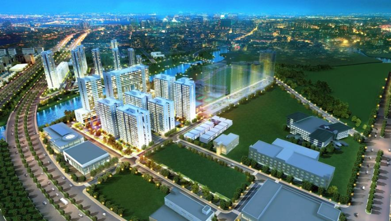 Review Scenic Valley Quận 7: Đánh giá thực tế từ cộng đồng cư dân Phú Mỹ Hưng Sơ đồ phối cảnh quy hoạch góc rộng toàn khu đô thị Scenic Valley Quận 7 kết nối mạch lạc với hệ thống giao thông và các phân khu chức năng của Phú Mỹ Hưng về đêm.