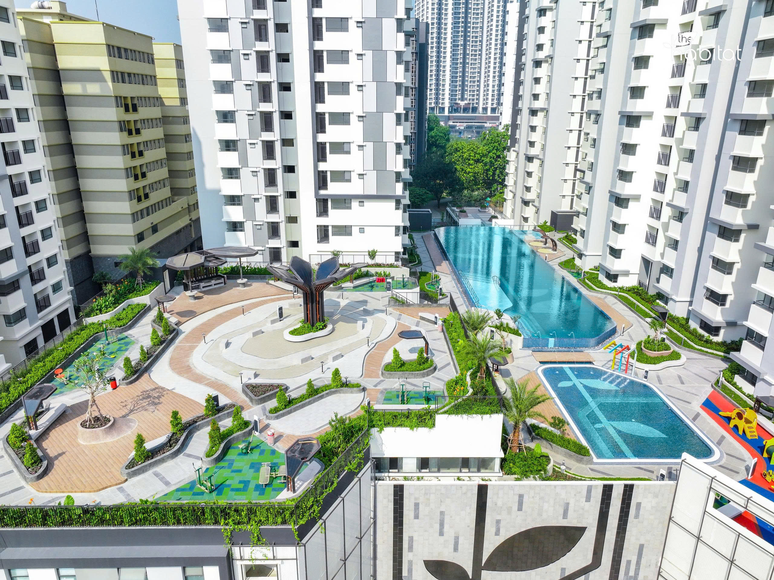 Thiết kế căn hộ hiện đại tại review The Habitat Bình Dương cao cấp