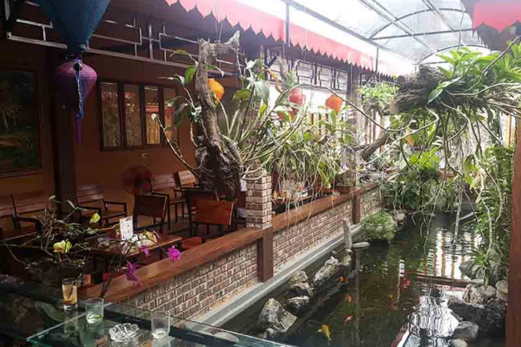 Các không gian xanh mát thu hút đông đảo thực khách đến trải nghiệm