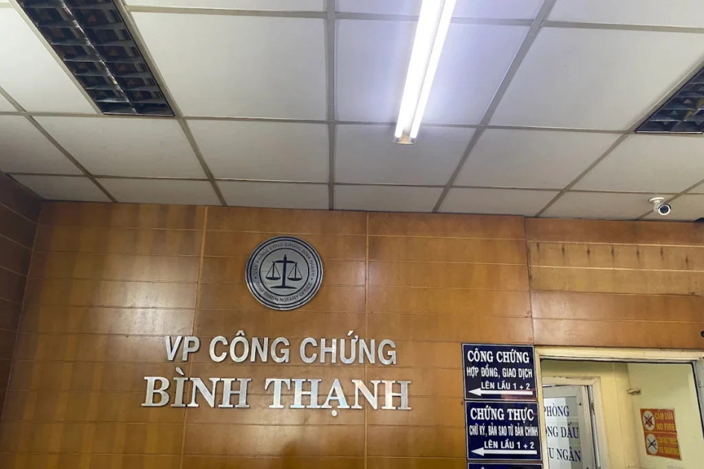 Văn phòng công chứng Bình Thạnh là một trong những địa chỉ công chứng uy tín