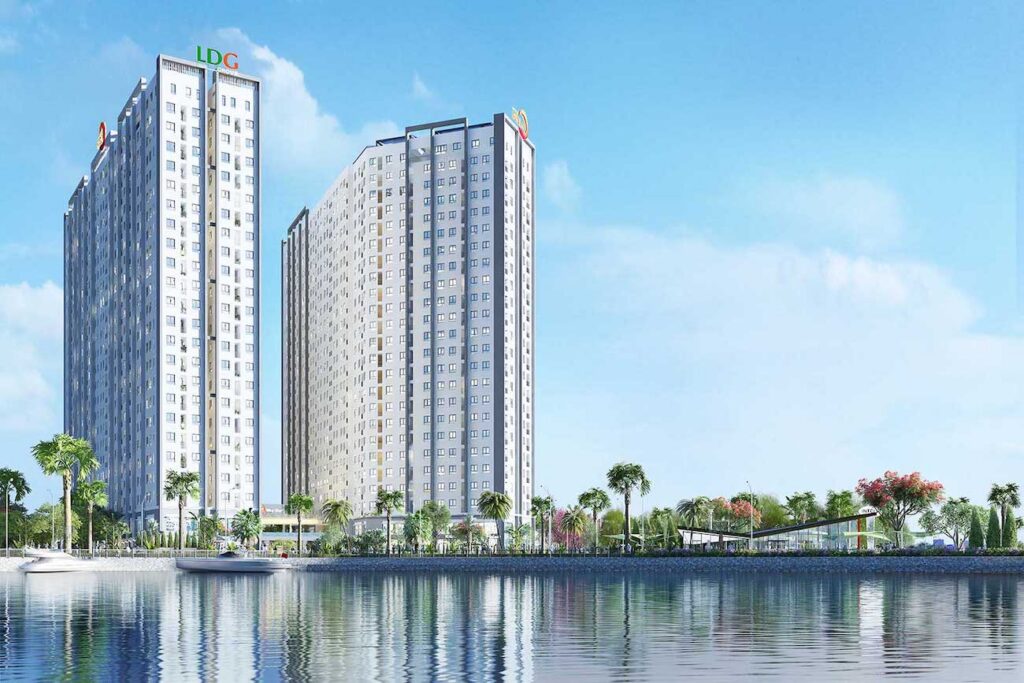 Khu vực hồ bơi tại Saigon Intela Bình Chánh