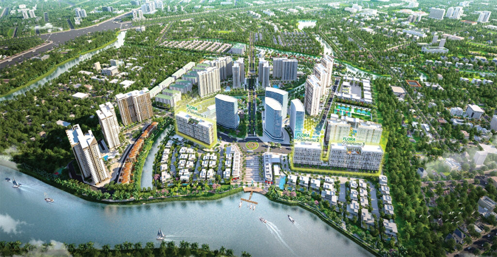 Vị trí chung cư Cap Xanh Eco Urban và Flora Panorama